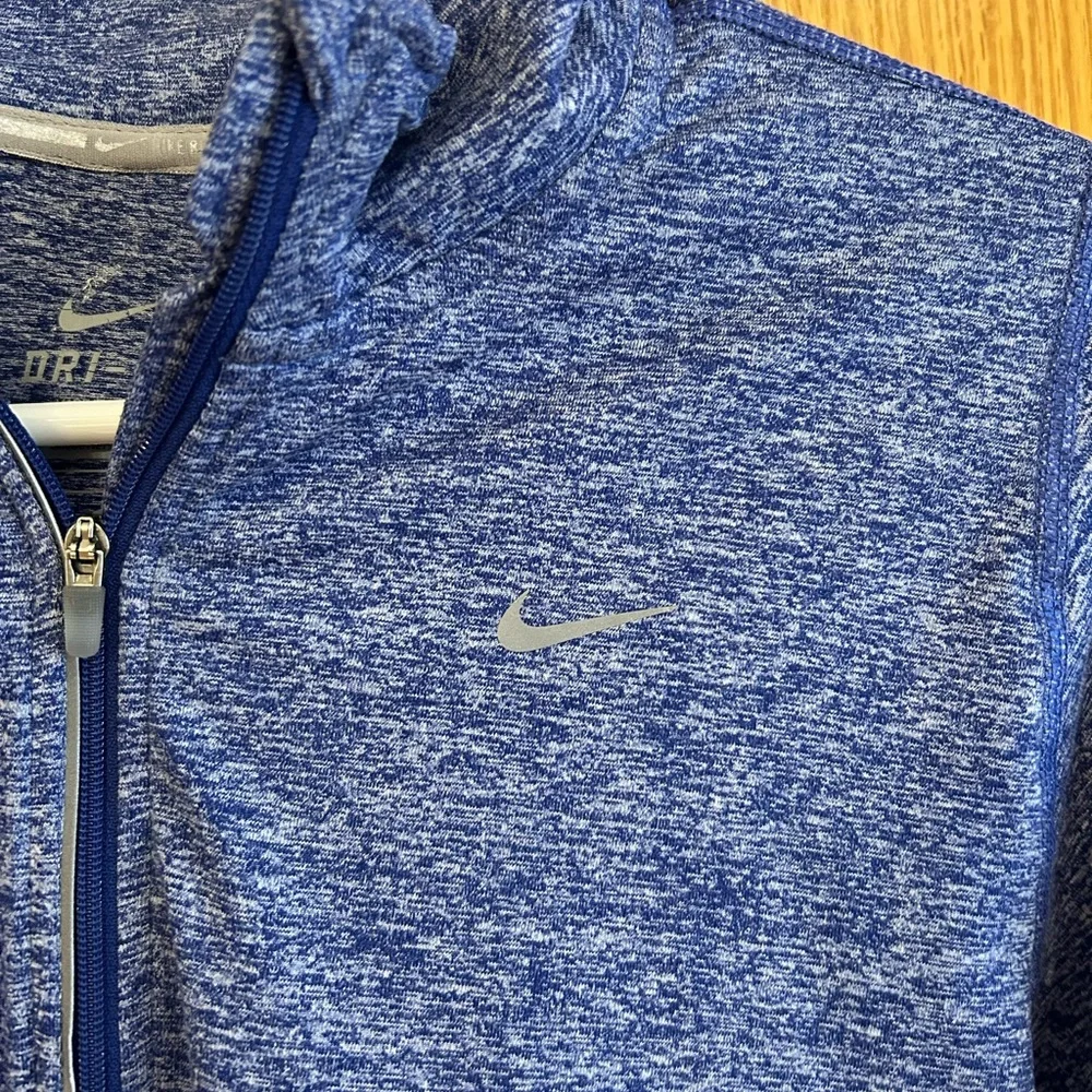 Nike Blue Heather‎ Dri-FIT Half-Zip Pullover